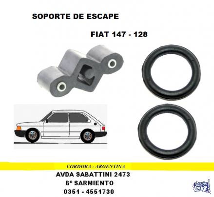 Soporte Escape Fiat 147-128 en Córdoba Vende