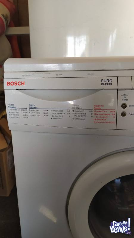 Lavarropas Bosch 600 en Vende