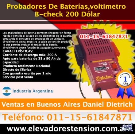 Comprobador De Baterías Profesional Analizador #dolar en Córdoba Vende