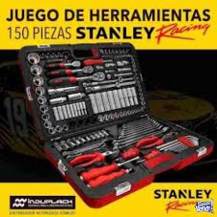 Juego Herramientas Stanley 150pzs Racing Set Caja Tubos