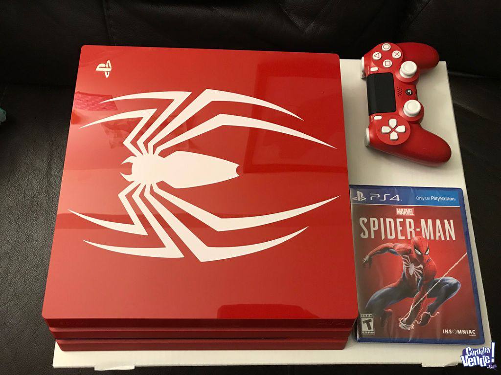 Sony Playstation Ps4 Pro 1tb Spiderman-red Edición Limitada en Córdoba Vende