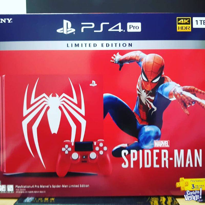 Sony Ps4 1tb Pro Spiderman-red Edición Limitada en Córdoba Vende