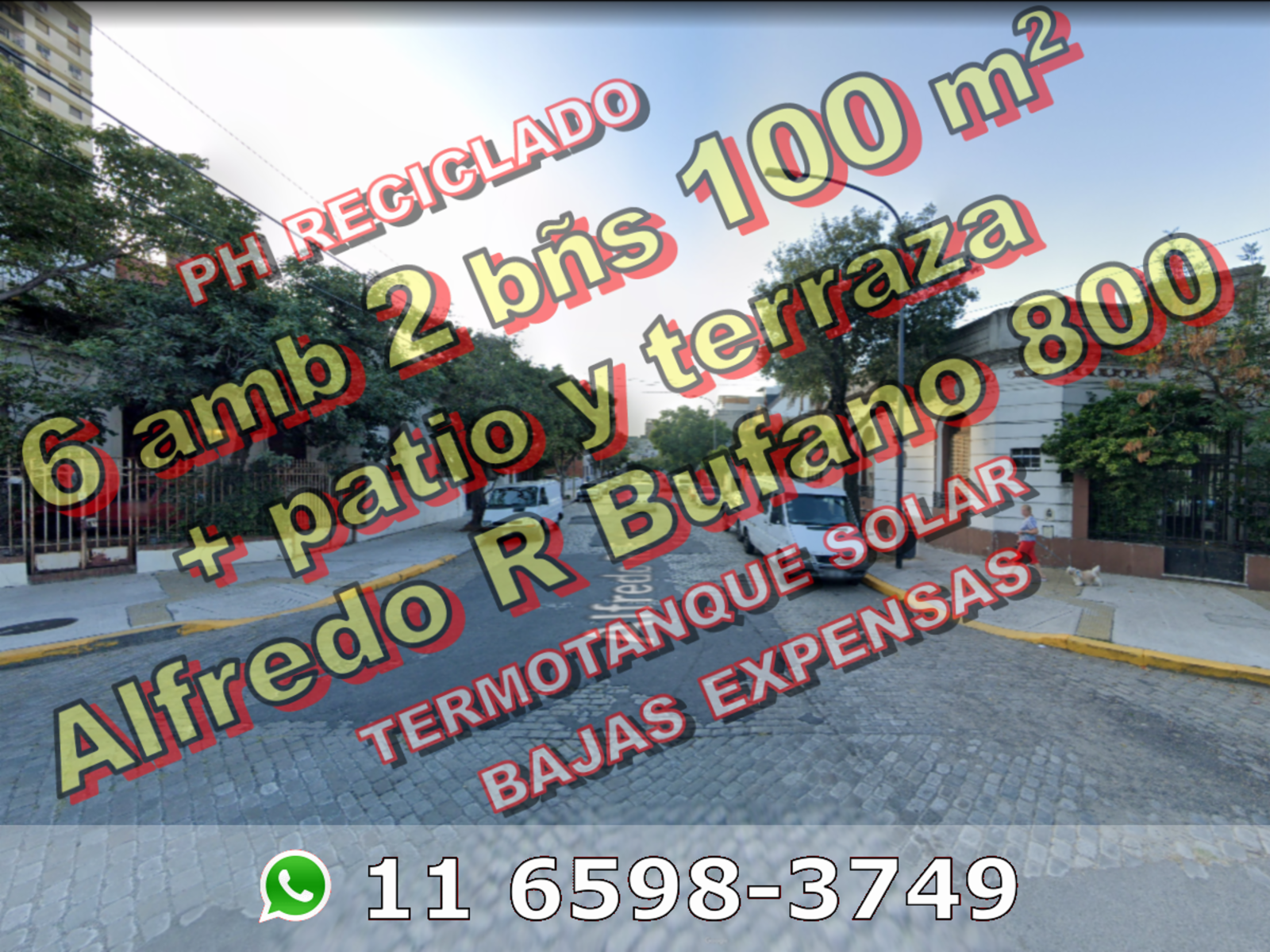 RECICLADO - PH en Venta en Flores (norte) 6 ambientes 2 ba�os 100 m2 + patio y terraza - Alfredo R B