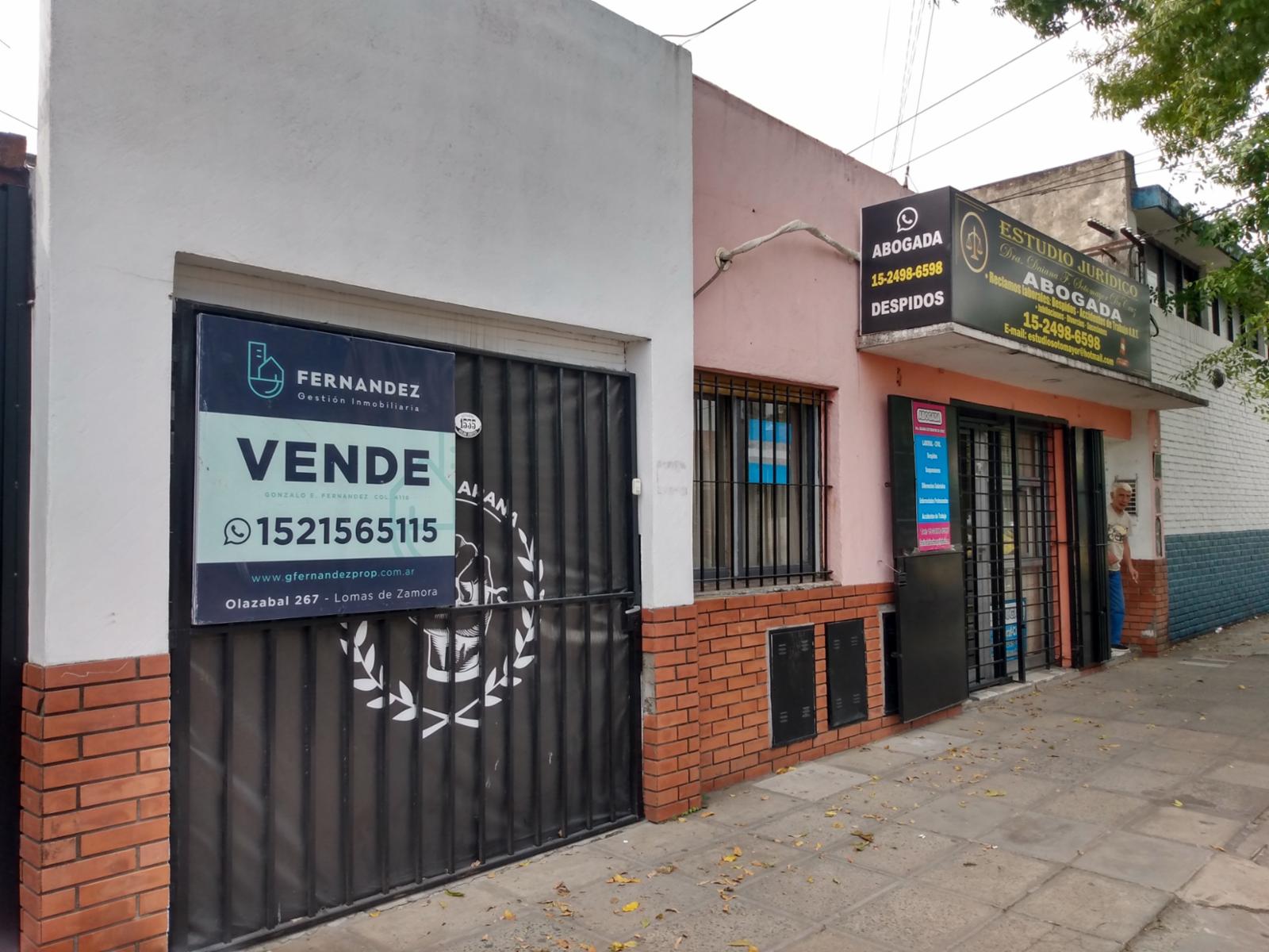 PH frente dos deptos + local venta Lomas de Zamora OPORTUNIDAD INVERSION