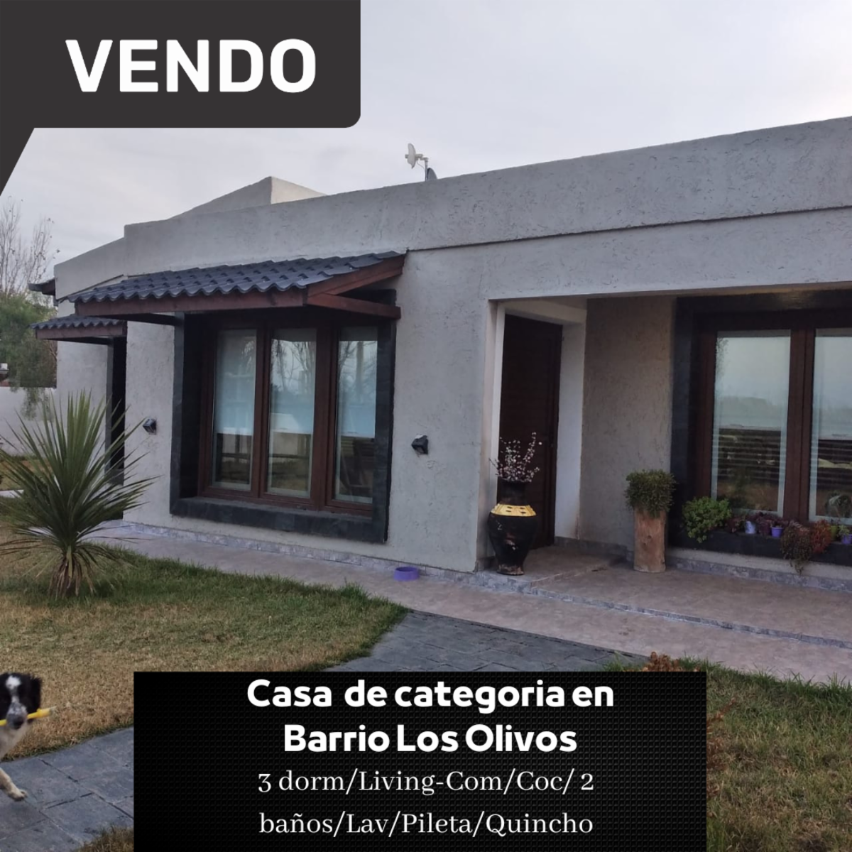 VENDEMOS CASA DE CATEGORIA BARRIO LOS OLIVOS 900mts² TOTALES