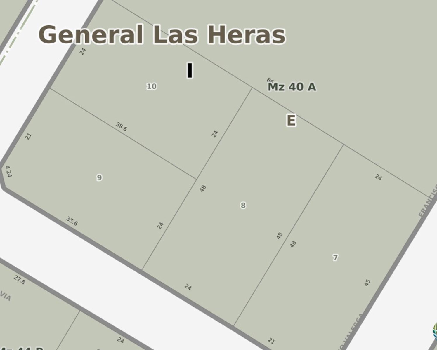 Lotes ubicados en General Las Heras.