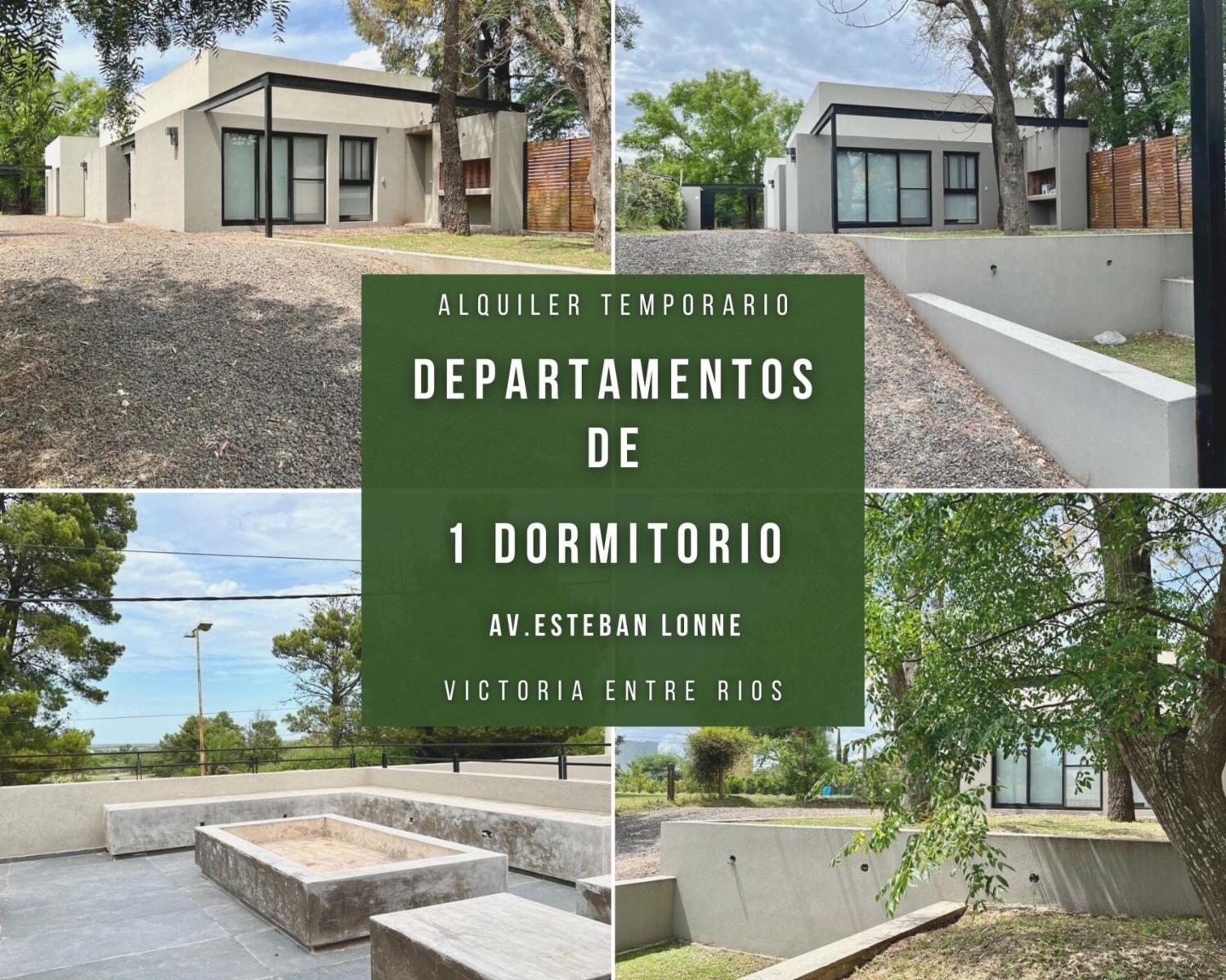 Alquiler Temporario - Biloba Aparts -  Departamento 01 - CAMA MATRIMONIAL - MAXIMO 2 PERSONAS  Av. 