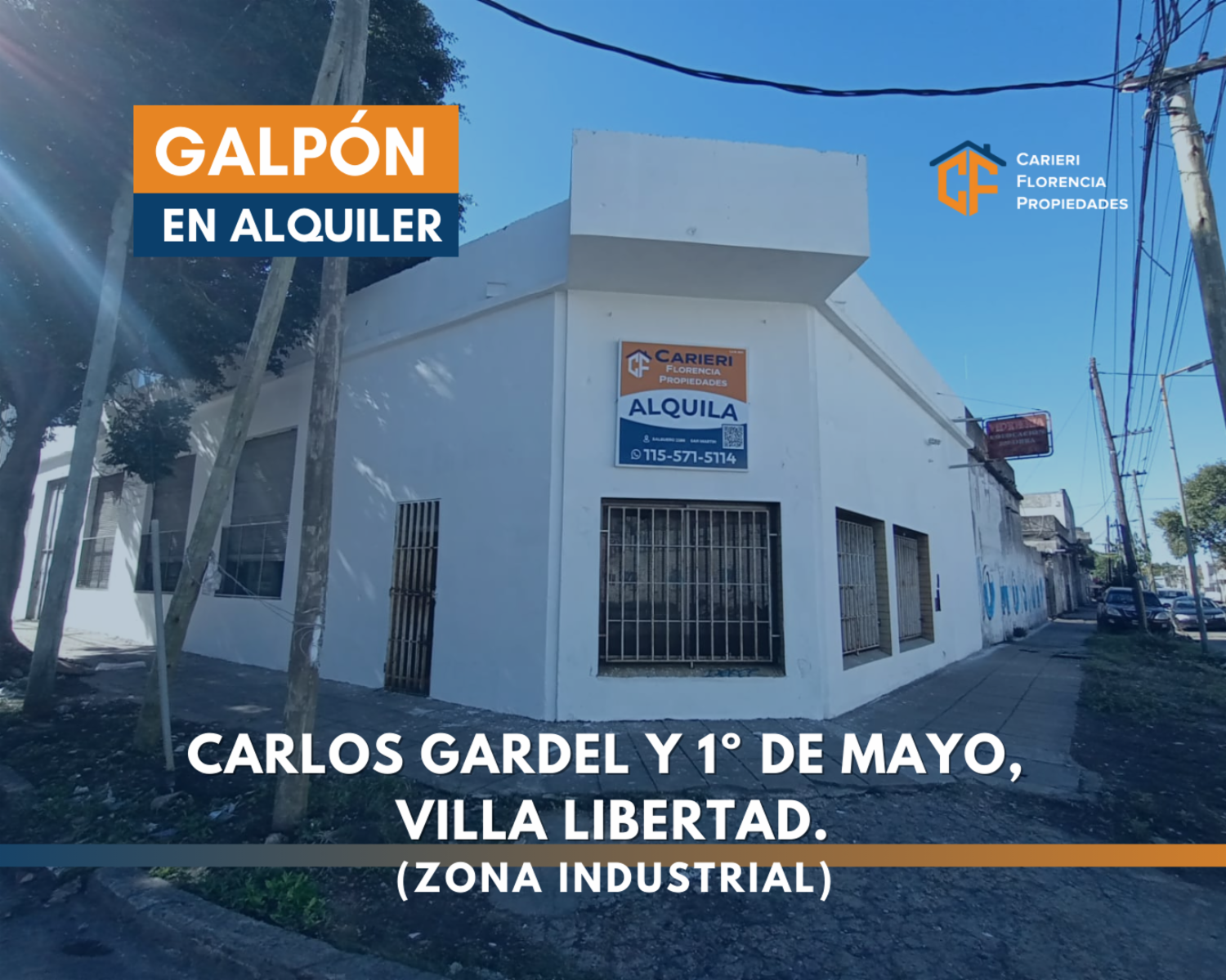 Galpón Ubicado En Excelente Zona Industrial, San Martín, En Alquiler