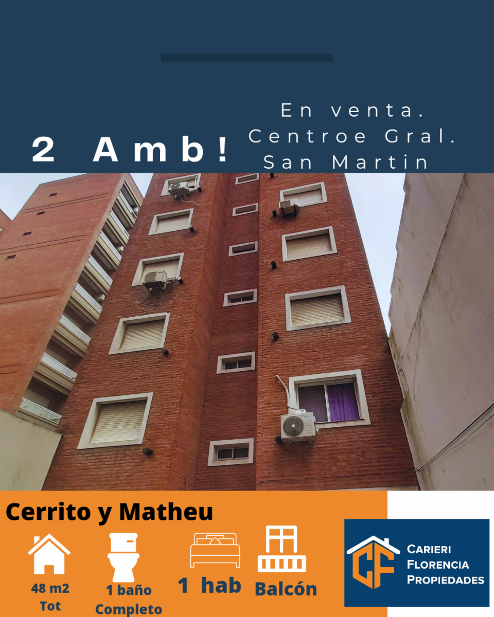 2 AMB VENTA CENTRO DE GRAL. SAN MARTIN