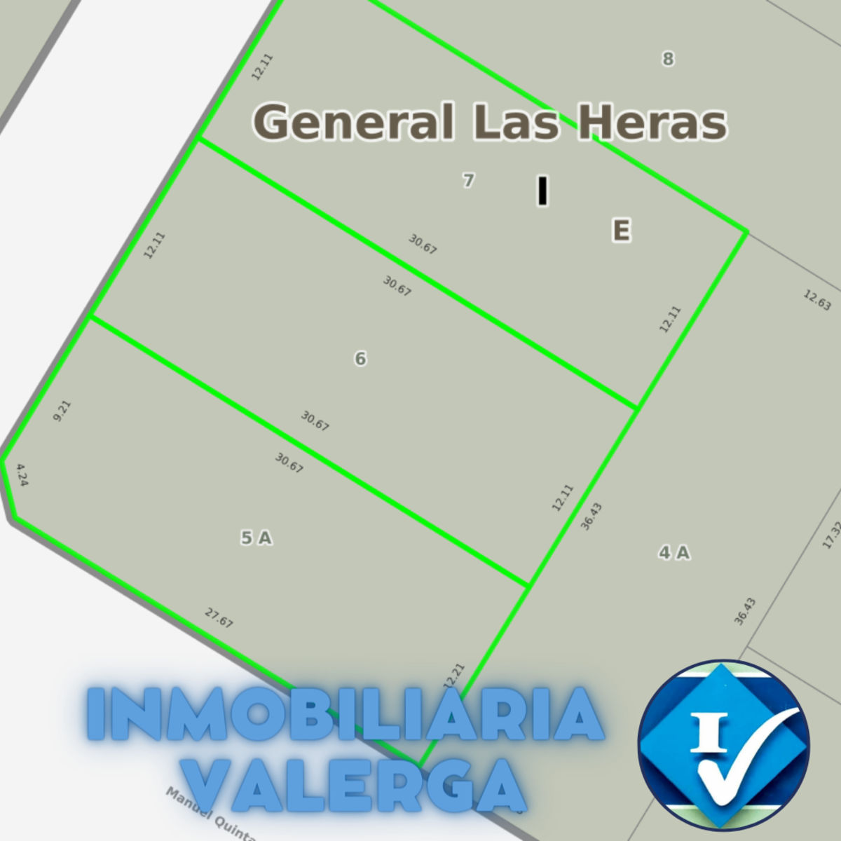 Lotes en General Las Heras, en zona segura.