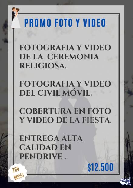 FOTOGRAFIA Y VIDEO PARA EVENTOS SOCIALES