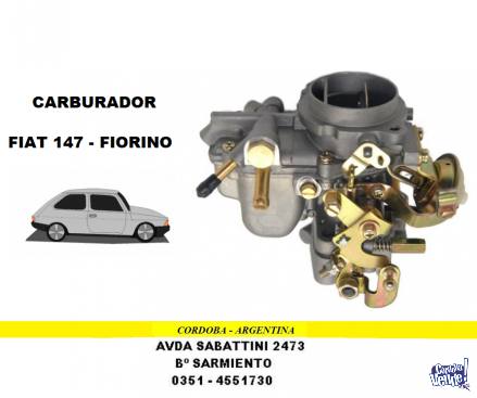CARBURADOR DE 1 BOCA FIAT 147 - FIORINO