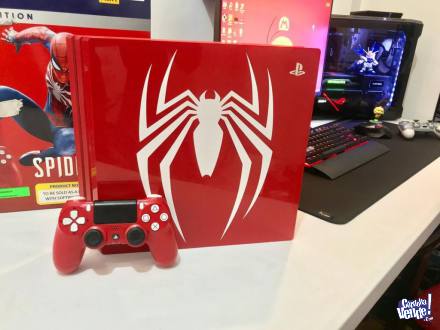 Sony Playstation Ps4 Pro 1tb Spider-red Edição Limitada