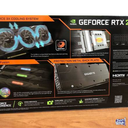 Gigabyte GeForce RTX 2070 Windforce 8G Graphics Card 3X Fans