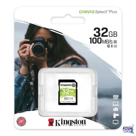 Kingston Micro SD Canvas Select Plus 32GB Clase 10 en Argentina Vende