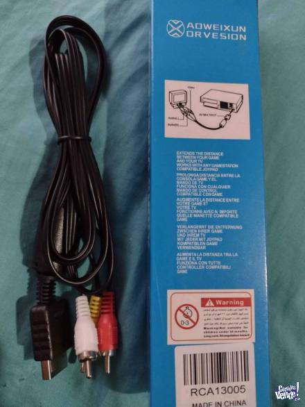 Cable de Imagen para PS2 Audio Video 1.5m PS2 a RCA