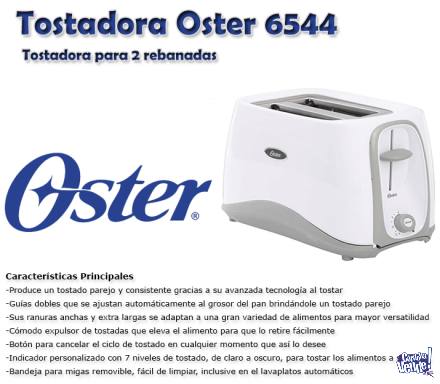 Tostadora Oster 6544 2 Panes 750w 7 Niveles Tostados - Gtia