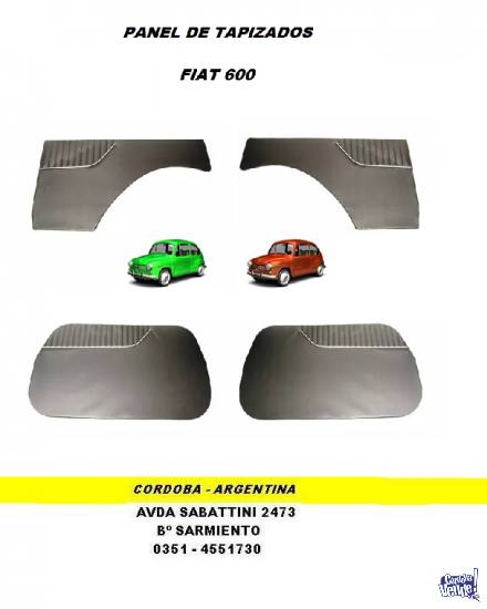 PANEL TAPIZADO FIAT 600