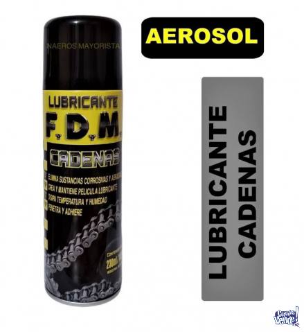 aceite lubricante fdm para cadenas pack x12 unid moto