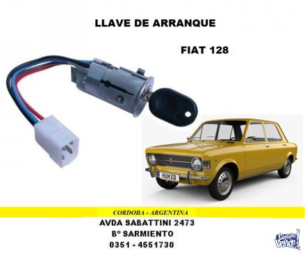 LLAVE DE CONTACTO Y ARRANQUE FIAT 128