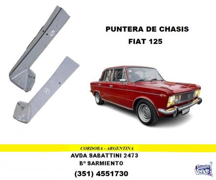 PUNTERA DE CHASIS FIAT 125