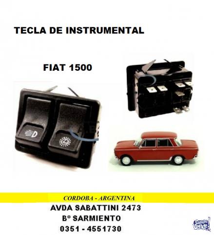 LLAVE TECLA FIAT 125 - 1500