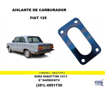 AISLANTE DE CARBURADOR FIAT 125