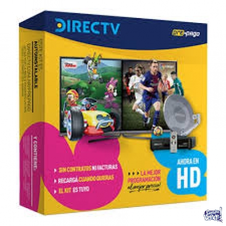 DIRECTV prepago HD (alta definición) INSTALADO  -  $4500  final