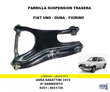 PARRILLA SUSPENSION TRASERA FIAT UNO - DUNA - FIORINO