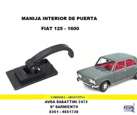MANIJA INTERIOR NEGRA FIAT 125 - 1600