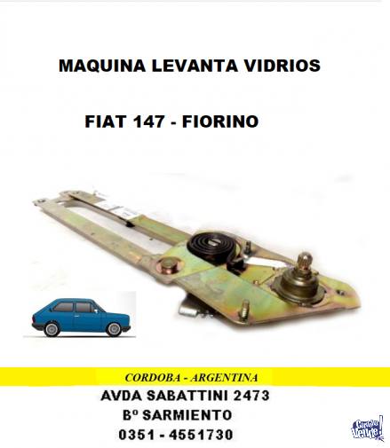 MAQUINA LEVANTA VIDRIO FIAT 147