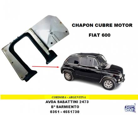 CHAPON CUBRE MOTOR FIAT 600