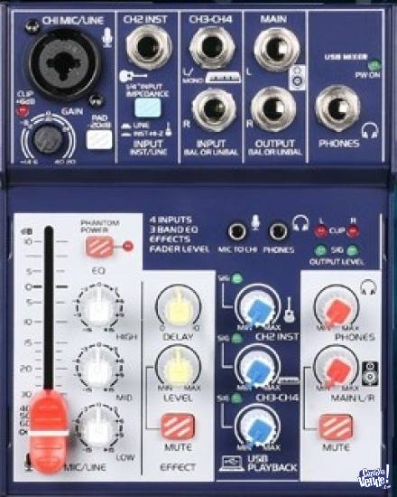 E-sound Usm-36 Mixer Con Interface De Audio/placa Grabacion en Argentina Vende