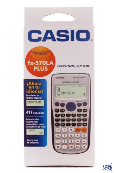 Calculadora Científica Casio Fx-570la Plus 417 Funciones