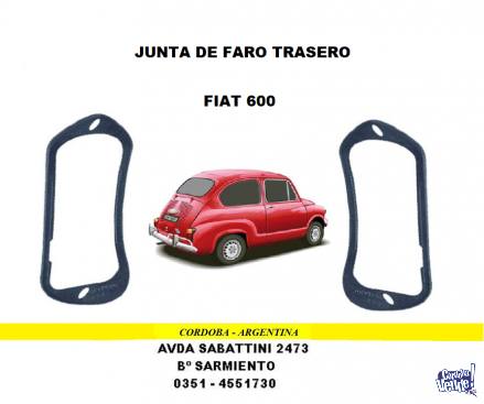 JUNTA FARO TRASERO FIAT 600
