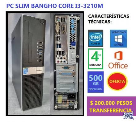 PC DE ESCRITORIO SLIM MARCA BANGHO CORE I3 - SUPER OFERTA!