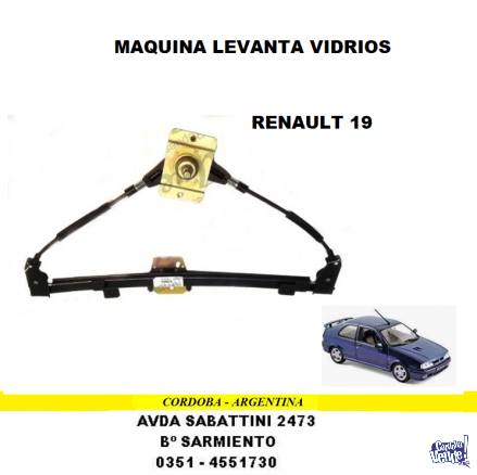 MAQUINA LEVANTA VIDRIO RENAULT 19