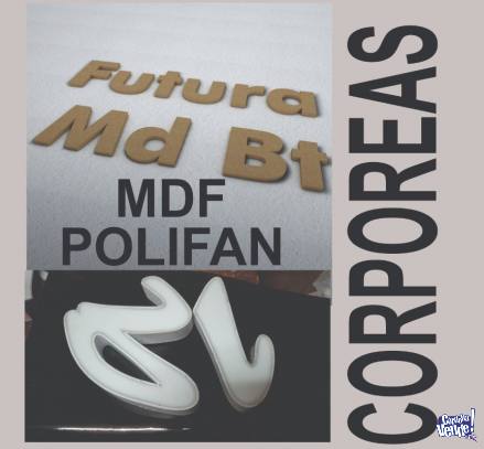 letras y logos corporeos en polifan y mdf en cordoba en Argentina Vende