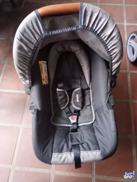 Coche Travel System Pompeya Gris