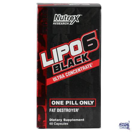 LIPO 6 Black ULTRA CONCENTRATE ONE PILL ONLY x 60 caps