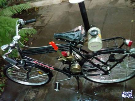Bicicleta Tipo Inglesa varillera con Motor a rodillo Nacional