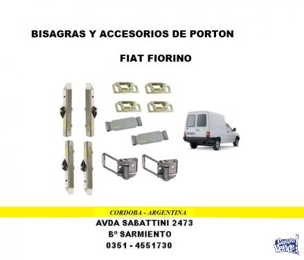 BISAGRA Y ACCESORIOS DE PORTON FIAT FIORINO