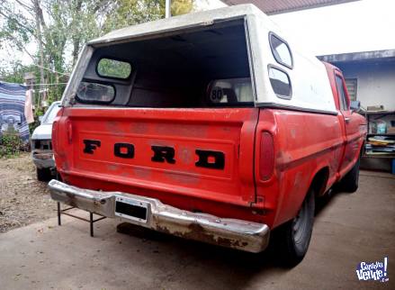 Ford F100 Mod. 1972 Motor Max-Econo Nafta-GNC Caja ZF 4ta