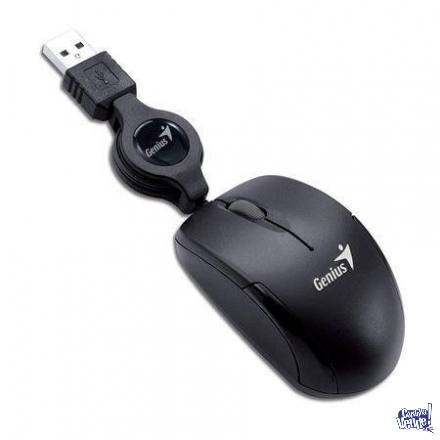 Mouse Micro Traveler Cable Retractil Genius