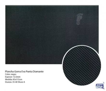 Plancha de Goma Punta Diamante 12,5mm