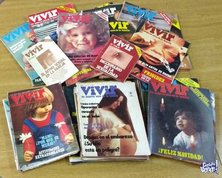 VENDO REVISTAS 'VIVIR' AÑOS '77 AL 80'($450C/U O TODAS X $1