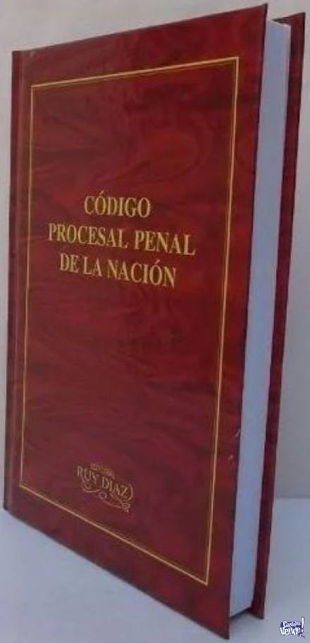 Codigo Procesal Penal De La Nacion Argentina 2017 Ruy Diaz