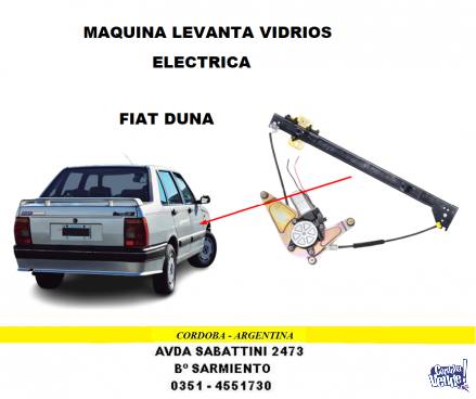 MAQUINA LEVANTA VIDRIOS ELECTRICO FIAT DUNA