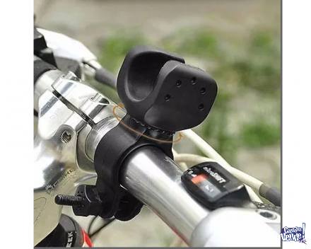 Linterna de Goma 9 Led + Soporte para manubrio de bici