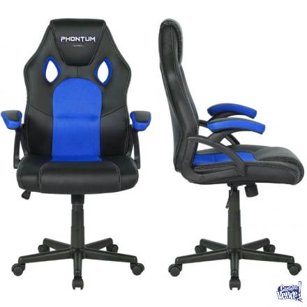 SILLA GAMER NETMAK NM-PHONTUM-AZUL